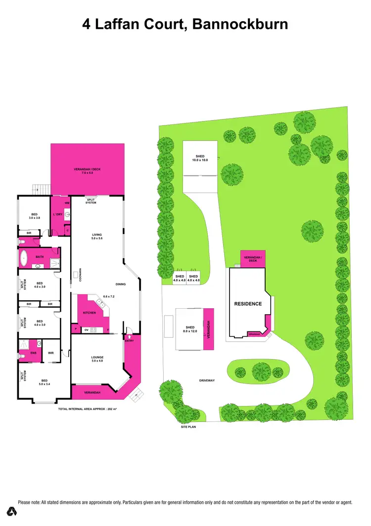 Floorplan of Homely house listing, 4 Laffan Court, Bannockburn VIC 3331