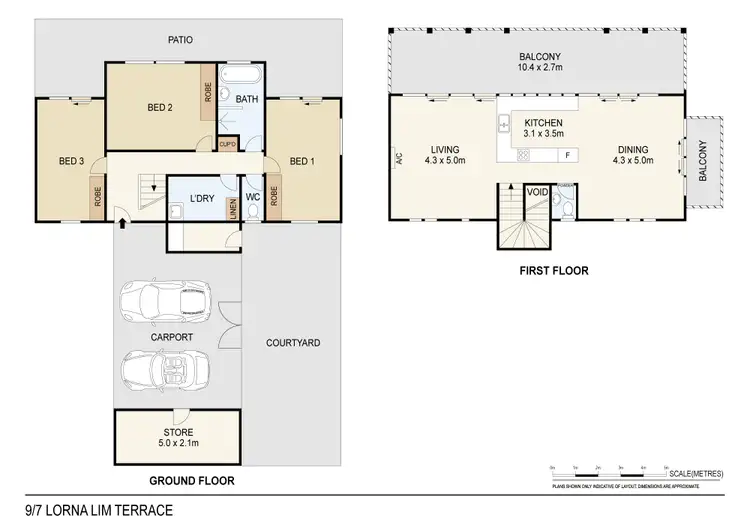 Floorplan of Homely townhouse listing, 9/7 Lorna Lim Terrace, Driver NT 830