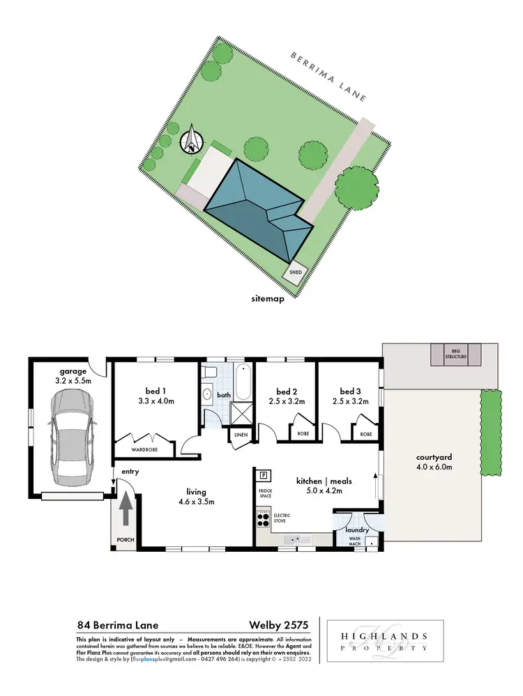 Floorplan of Homely house listing, 84 Berrima Lane, Welby NSW 2575