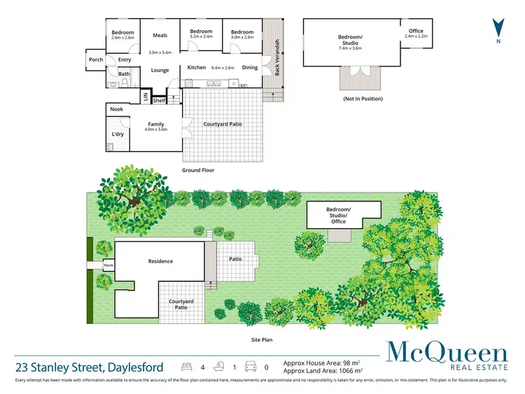 Floorplan of Homely house listing, 23 Stanley Street, Daylesford VIC 3460