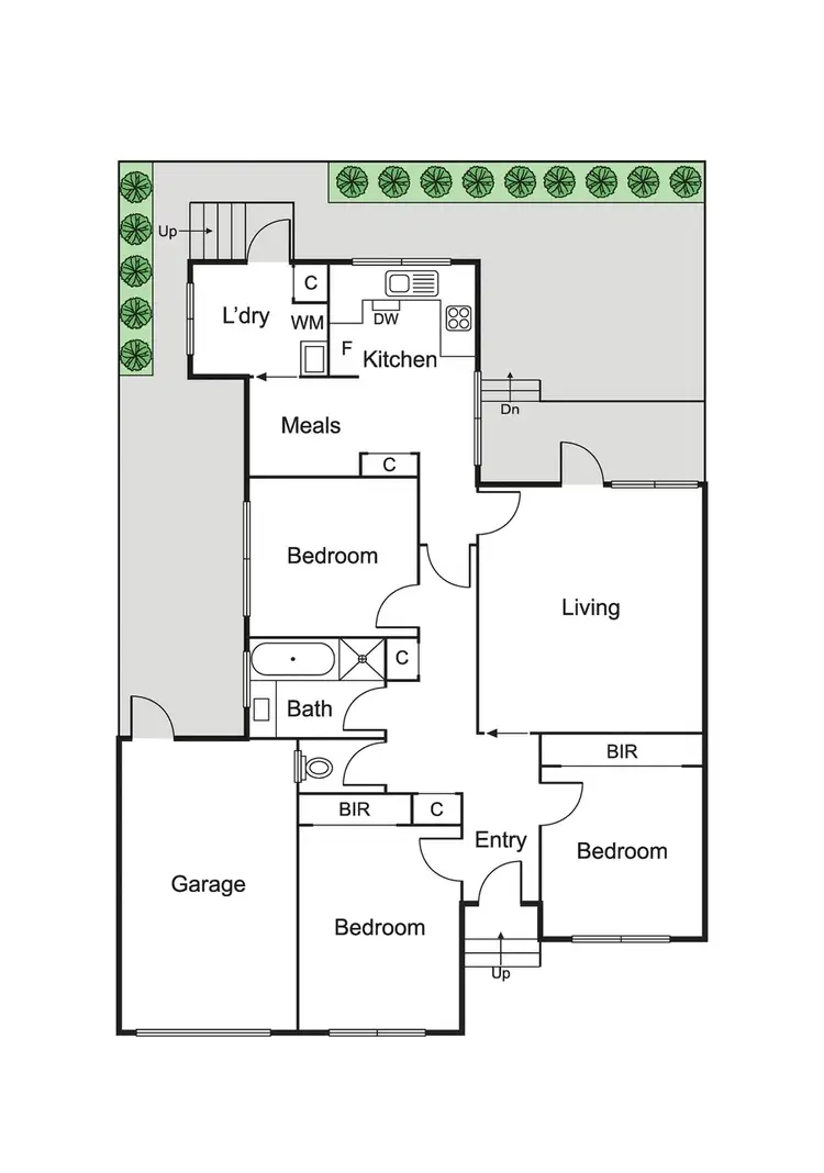 Floorplan of Homely villa listing, 5/12 Dene Avenue, Malvern East VIC 3145