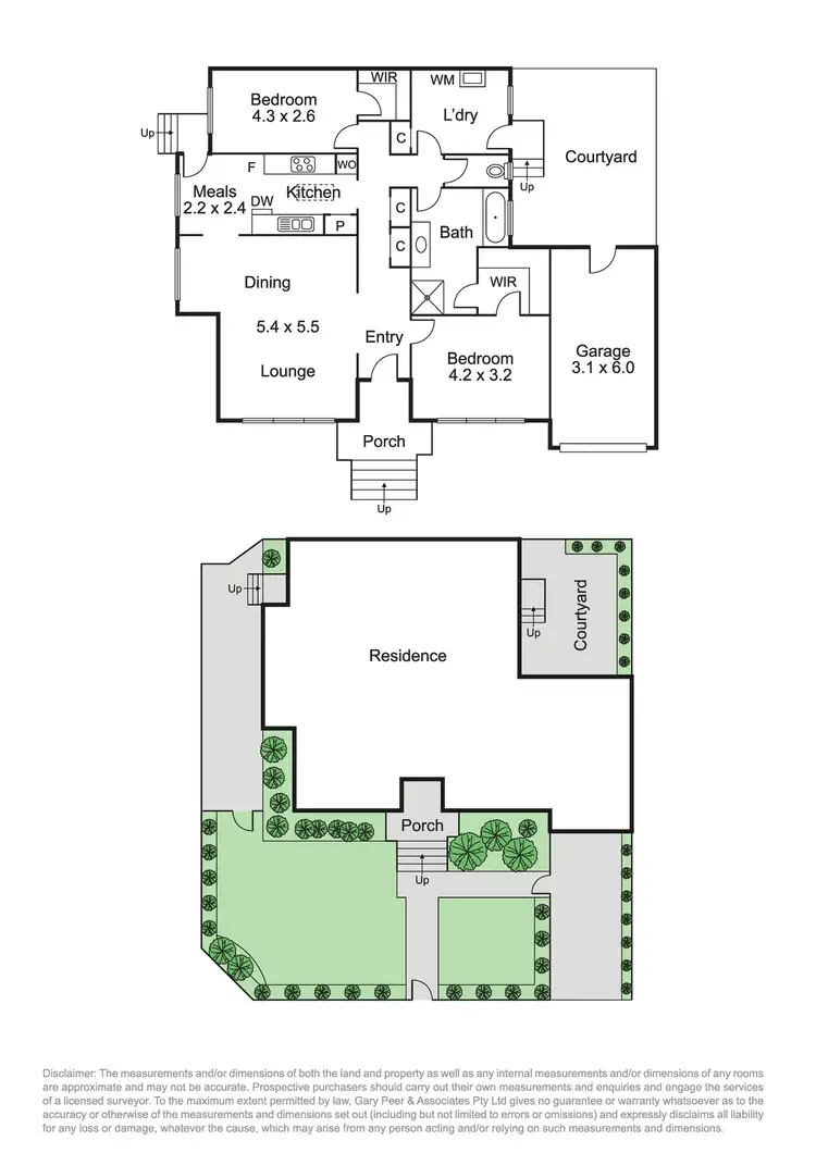Floorplan of Homely unit listing, 1/80 Coorigil Road, Carnegie VIC 3163
