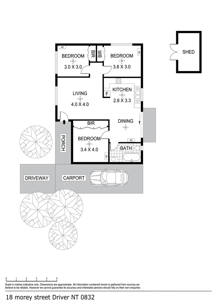 Floorplan of Homely house listing, 18 Morey Circuit, Driver NT 830