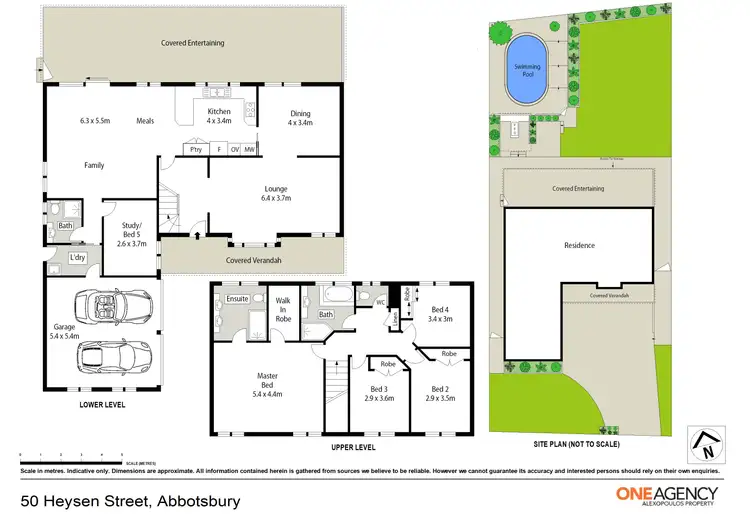 Floorplan of Homely house listing, 50 Heysen Street, Abbotsbury NSW 2176