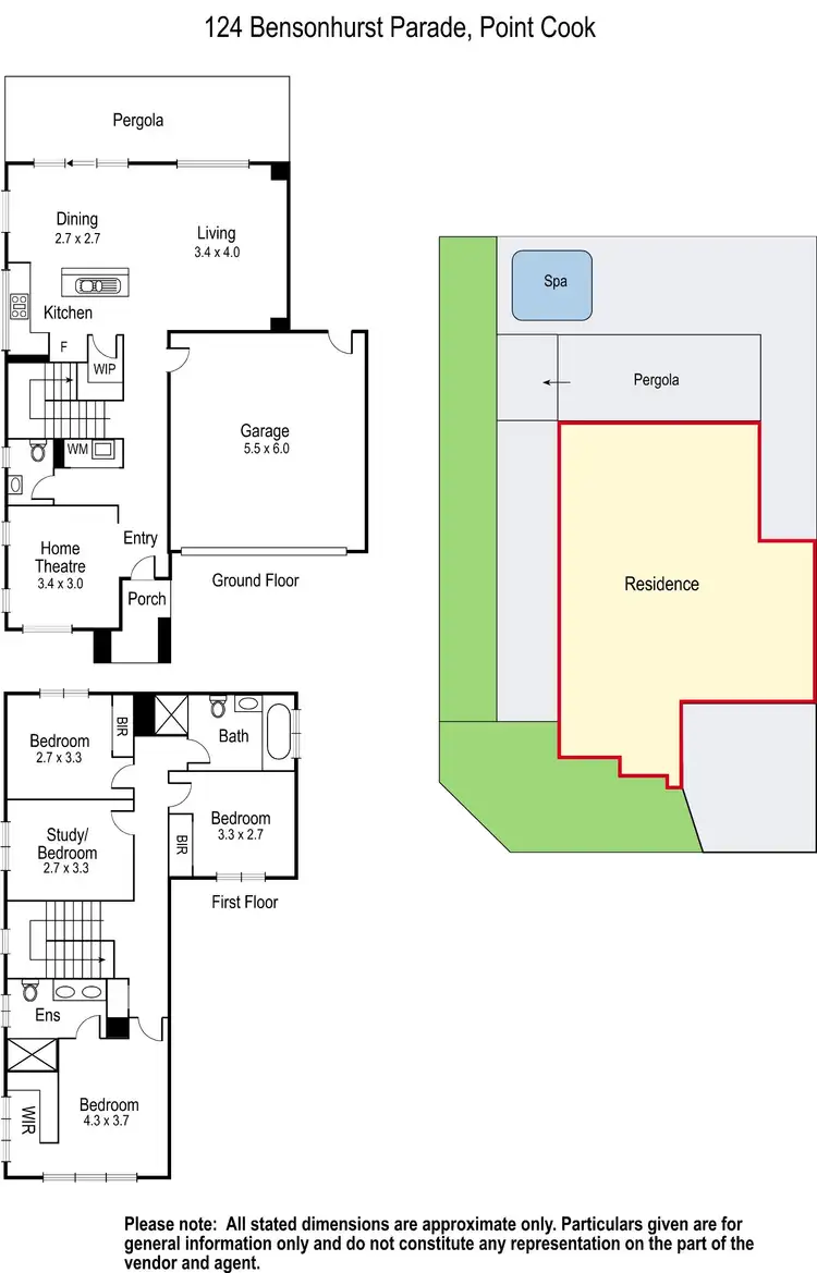 Floorplan of Homely house listing, 124 Bensonhurst Parade, Point Cook VIC 3030
