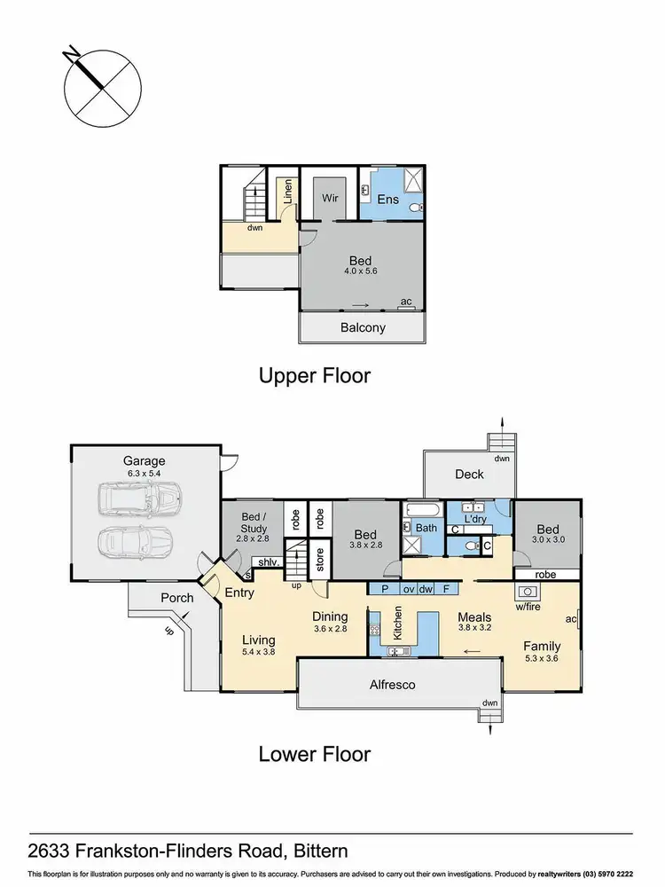 Floorplan of Homely rural property listing, 2633 Frankston Flinders Road, Bittern VIC 3918