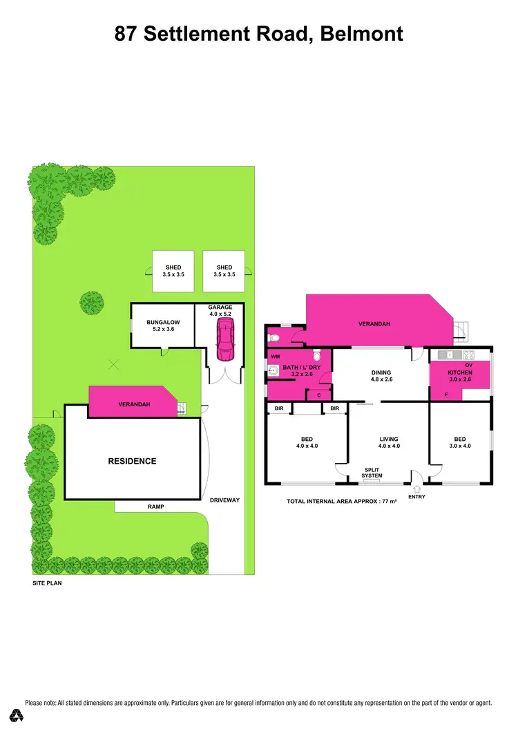 Floorplan of Homely house listing, 87 Settlement Rd, Belmont VIC 3216