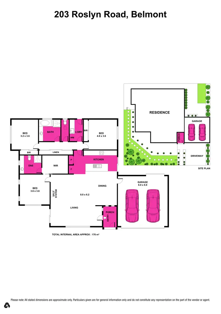Floorplan of Homely house listing, 203 Roslyn Road, Belmont VIC 3216