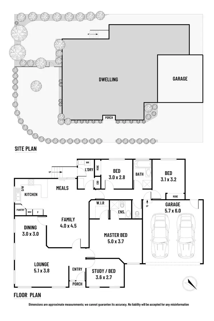 Floorplan of Homely unit listing, 1/283 Thompsons Road, Templestowe Lower VIC 3107