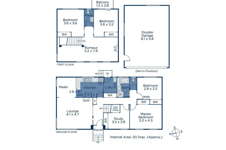 Floorplan of Homely house listing, 1 Mckellar Street, Bayswater VIC 3153