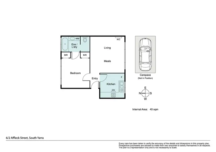Floorplan of Homely apartment listing, 6/2 Affleck Street, South Yarra VIC 3141
