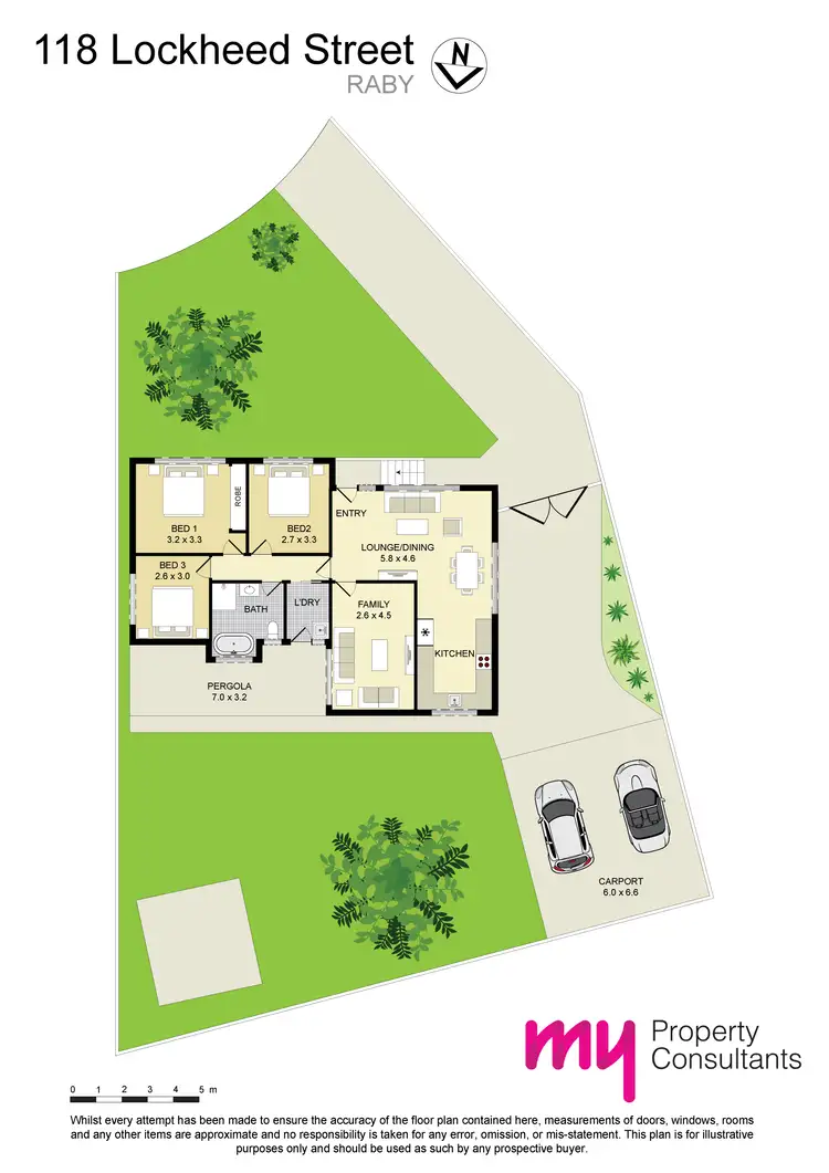 Floorplan of Homely house listing, 118 Lockheed Street, Raby NSW 2566