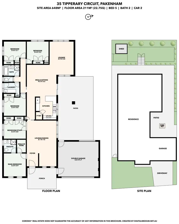 Floorplan of Homely house listing, 35 Tipperary Circuit, Pakenham VIC 3810