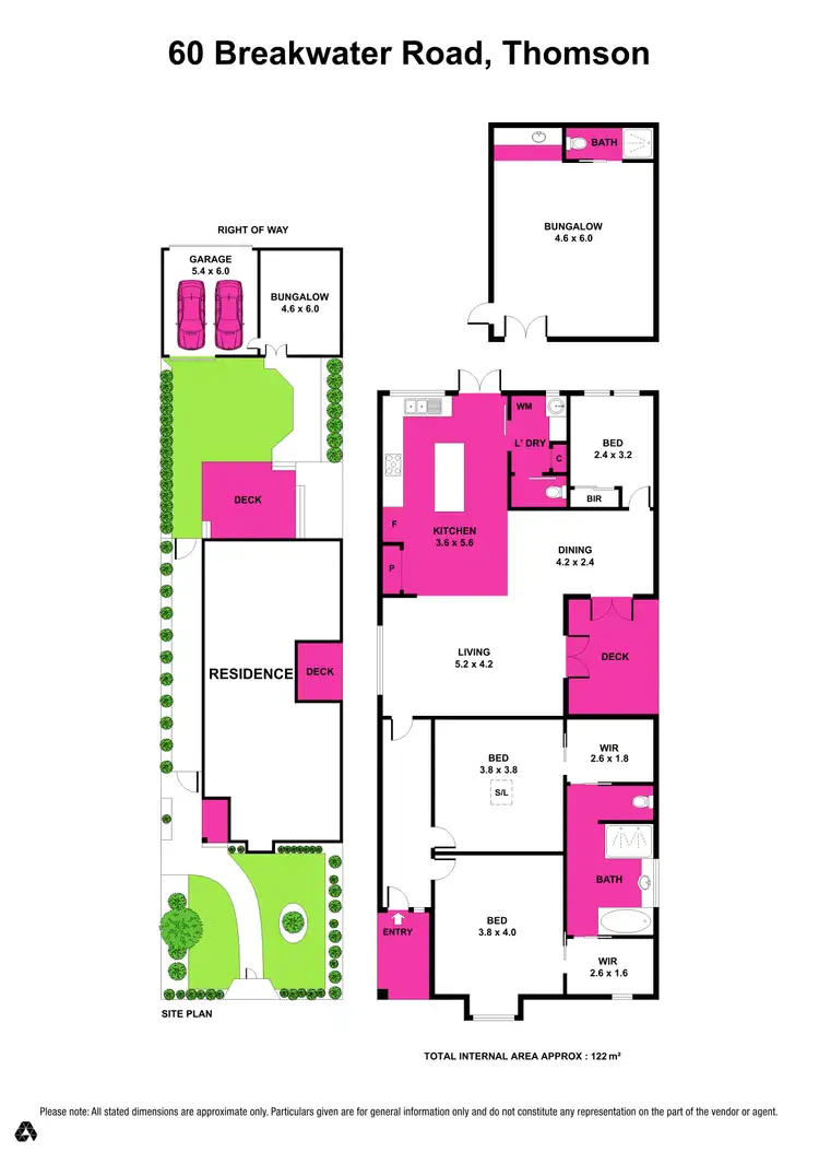 Floorplan of Homely house listing, 60 Breakwater Road, Thomson VIC 3219