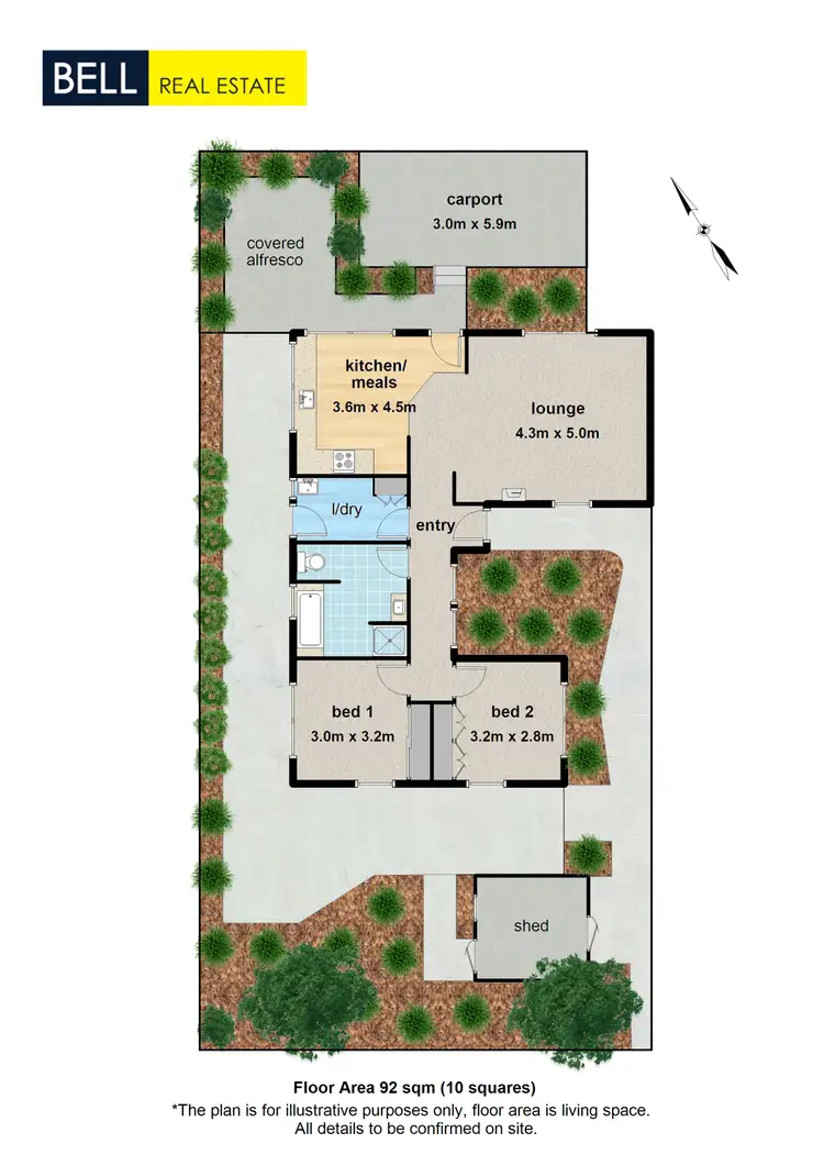Floorplan of Homely house listing, Unit 1/80 Edina Road, Ferntree Gully VIC 3156