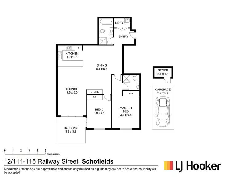 Floorplan of Homely apartment listing, 12/111 Railway Terrace, Schofields NSW 2762