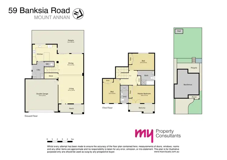 Floorplan of Homely house listing, 59 Banksia Road, Mount Annan NSW 2567