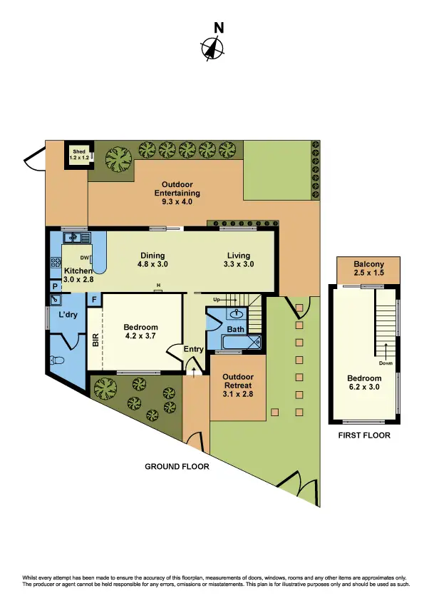 Floorplan of Homely house listing, 44 Yarra Street, Williamstown VIC 3016