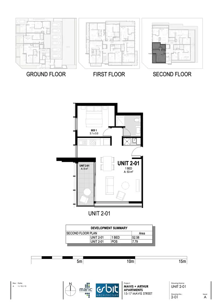 Floorplan of Homely apartment listing, 201/20 Arthur Street, Footscray VIC 3011