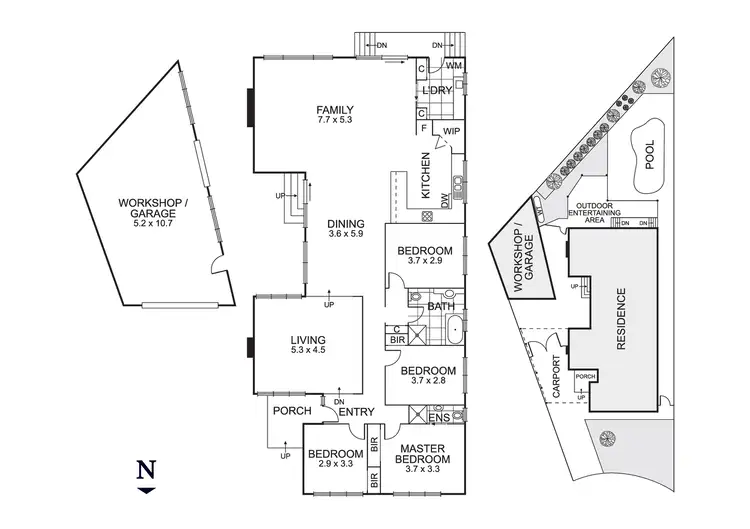 Floorplan of Homely house listing, 6 Picola Court, Dingley Village VIC 3172