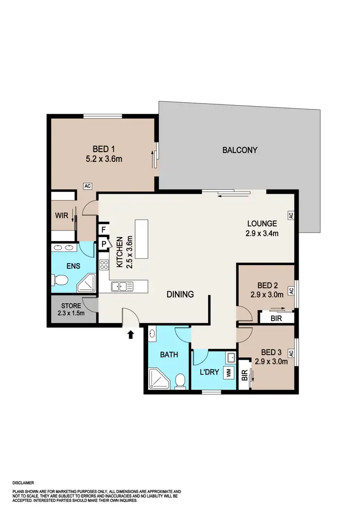 Floorplan of Homely unit listing, 19/96 Woods Street, Darwin City NT 800