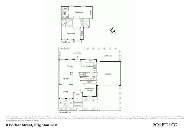 Floorplan of Homely house listing, 8 Parker Street, Brighton East VIC 3187