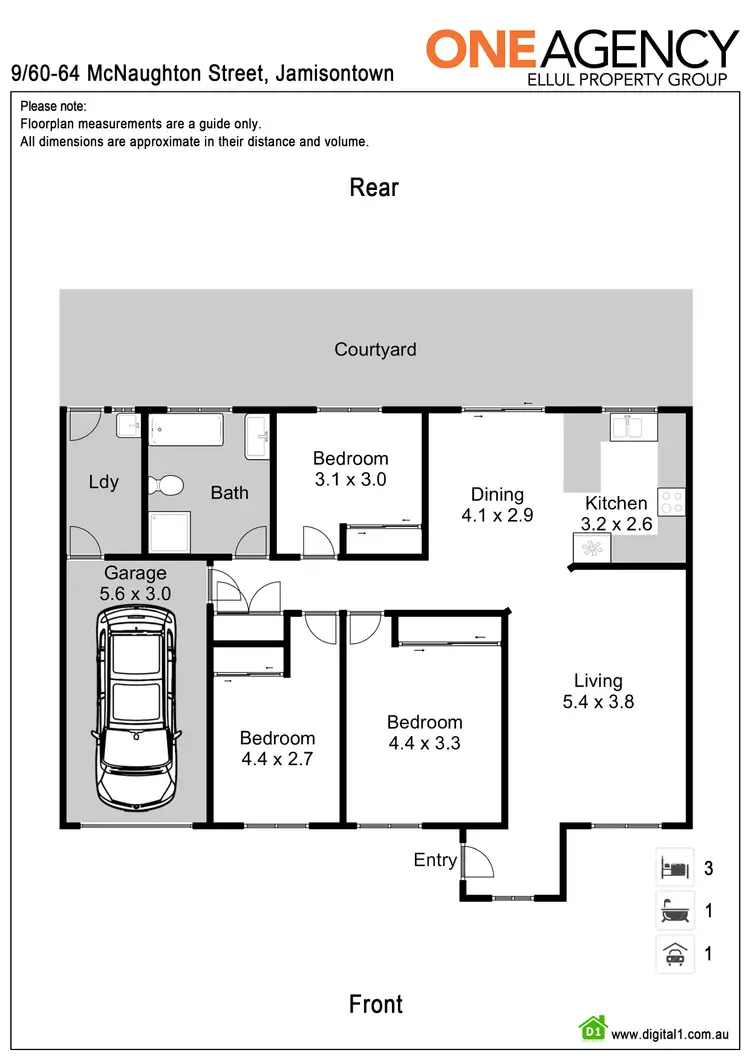 Floorplan of Homely villa listing, 9/60-64 Mcnaughton Street, Jamisontown NSW 2750