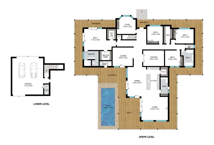 Floorplan of Homely rural property listing, 17 Lake Ridge Drive, Kew NSW 2439