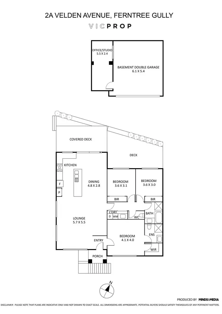 Floorplan of Homely townhouse listing, 2A Velden Avenue, Ferntree Gully VIC 3156