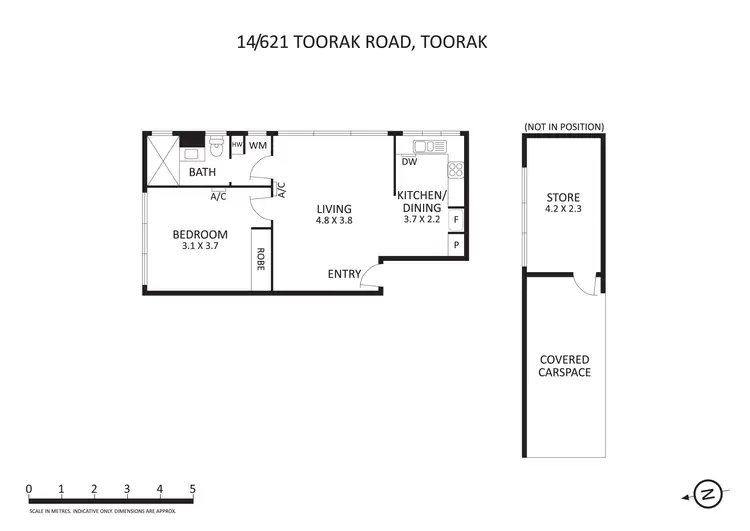 Floorplan of Homely apartment listing, 14/621 Toorak Road, Toorak VIC 3142