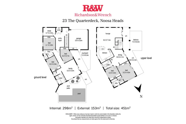 Floorplan of Homely house listing, 23 The Quarterdeck, Noosa Heads QLD 4567