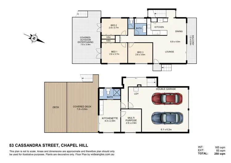 Floorplan of Homely house listing, 53 Cassandra Street, Chapel Hill QLD 4069