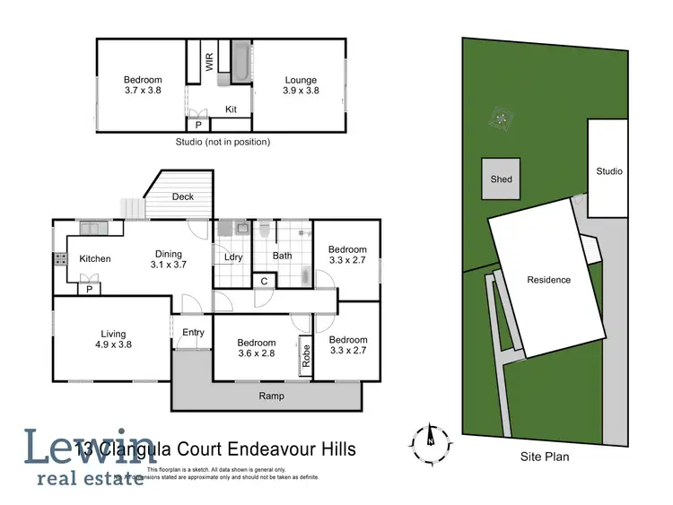 Floorplan of Homely house listing, 13 Clangula Court, Endeavour Hills VIC 3802