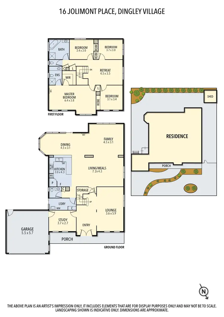 Floorplan of Homely house listing, 16 Jolimont Place, Dingley Village VIC 3172