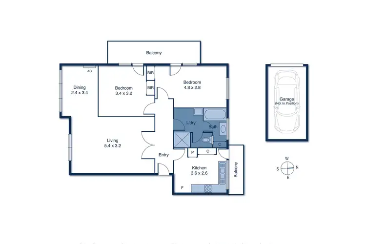 Floorplan of Homely apartment listing, 2/42 Northcote Avenue, Balwyn VIC 3103