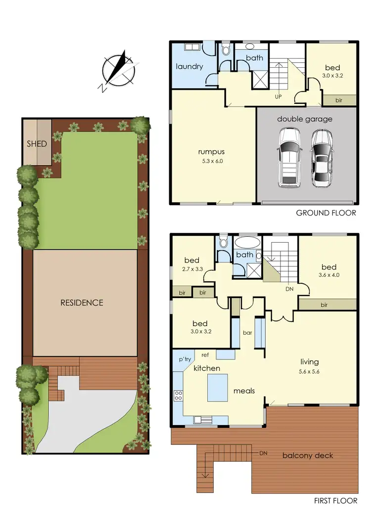 Floorplan of Homely house listing, 9 Lupin Street, Dromana VIC 3936