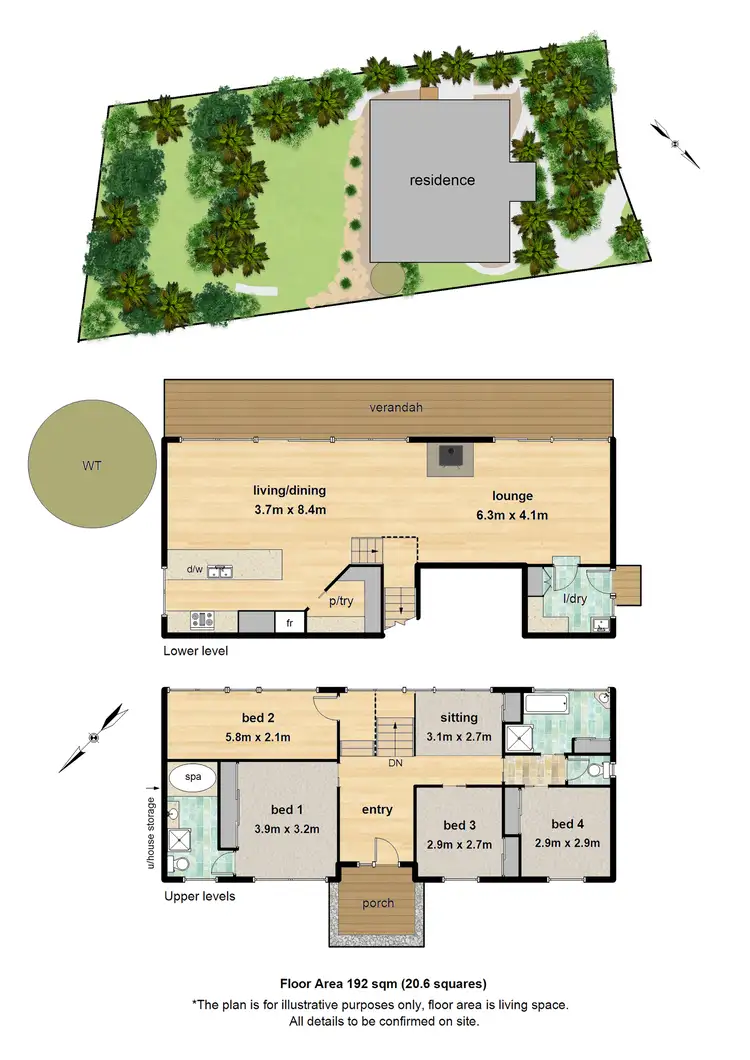 Floorplan of Homely house listing, 207 Olinda-Monbulk Road, Monbulk VIC 3793