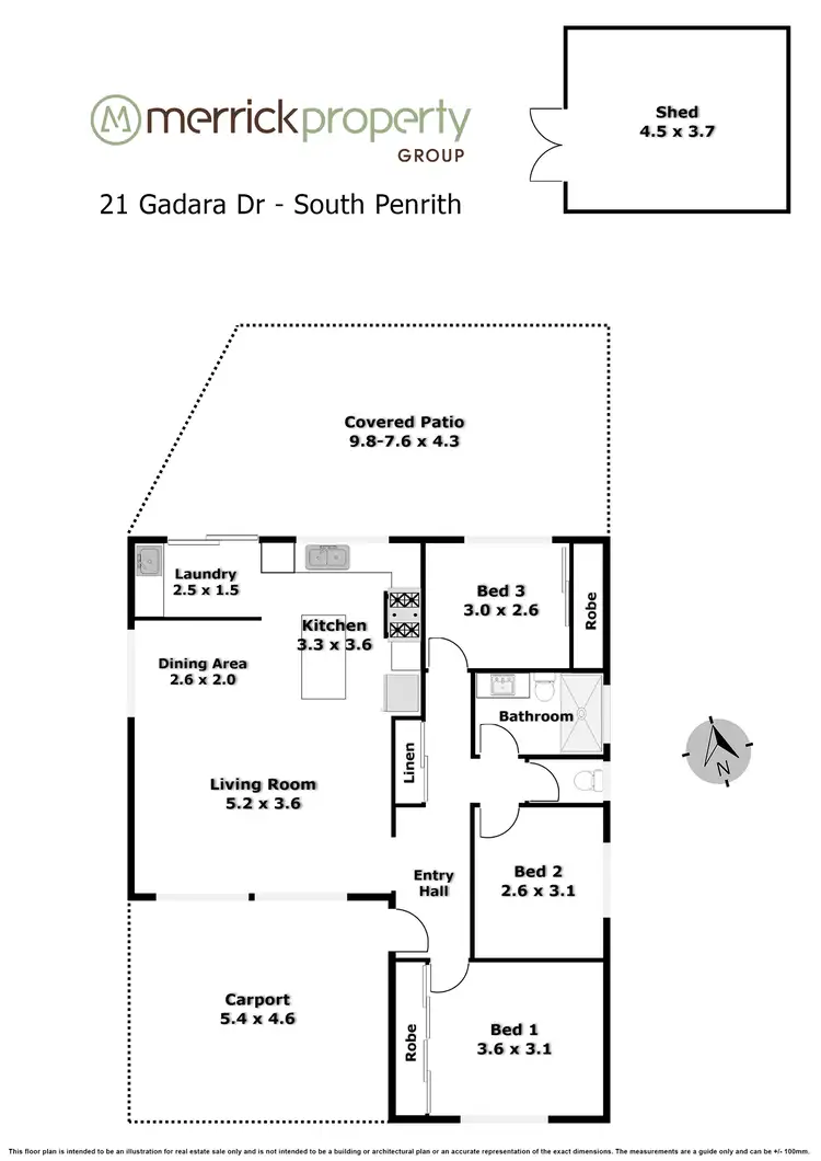 Floorplan of Homely house listing, 21 Gadara Drive, South Penrith NSW 2750