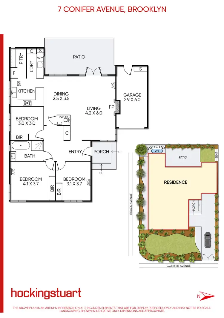 Floorplan of Homely house listing, 7 Conifer Avenue, Brooklyn VIC 3012