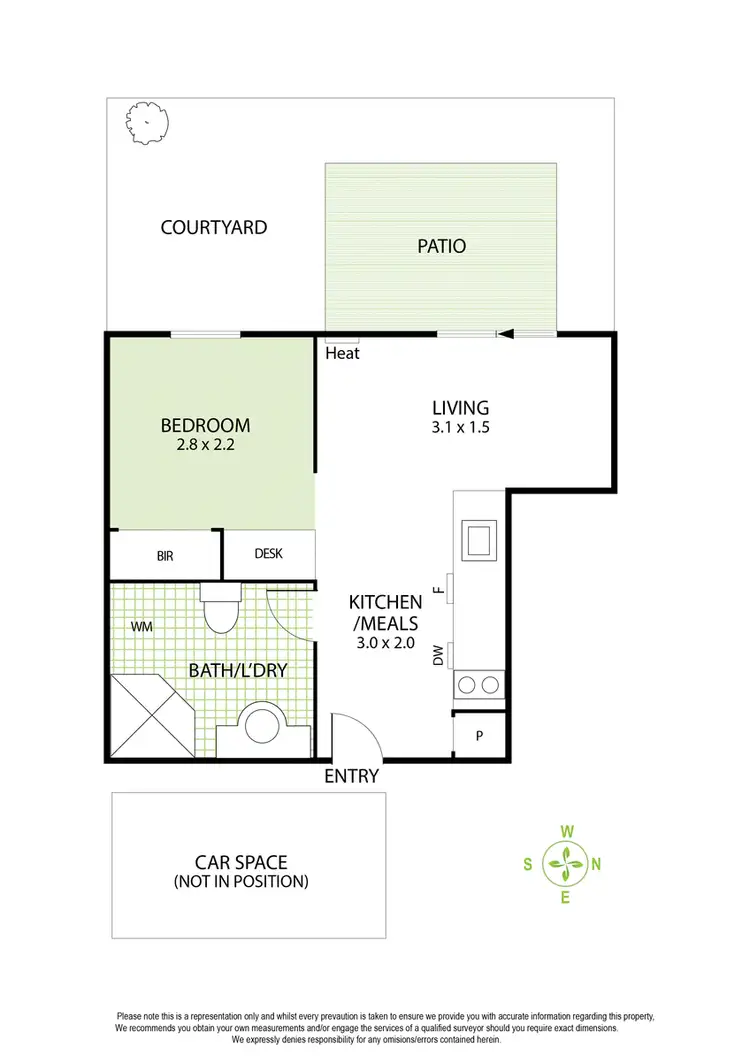 Floorplan of Homely apartment listing, 3/41 Park Street, Hawthorn VIC 3122