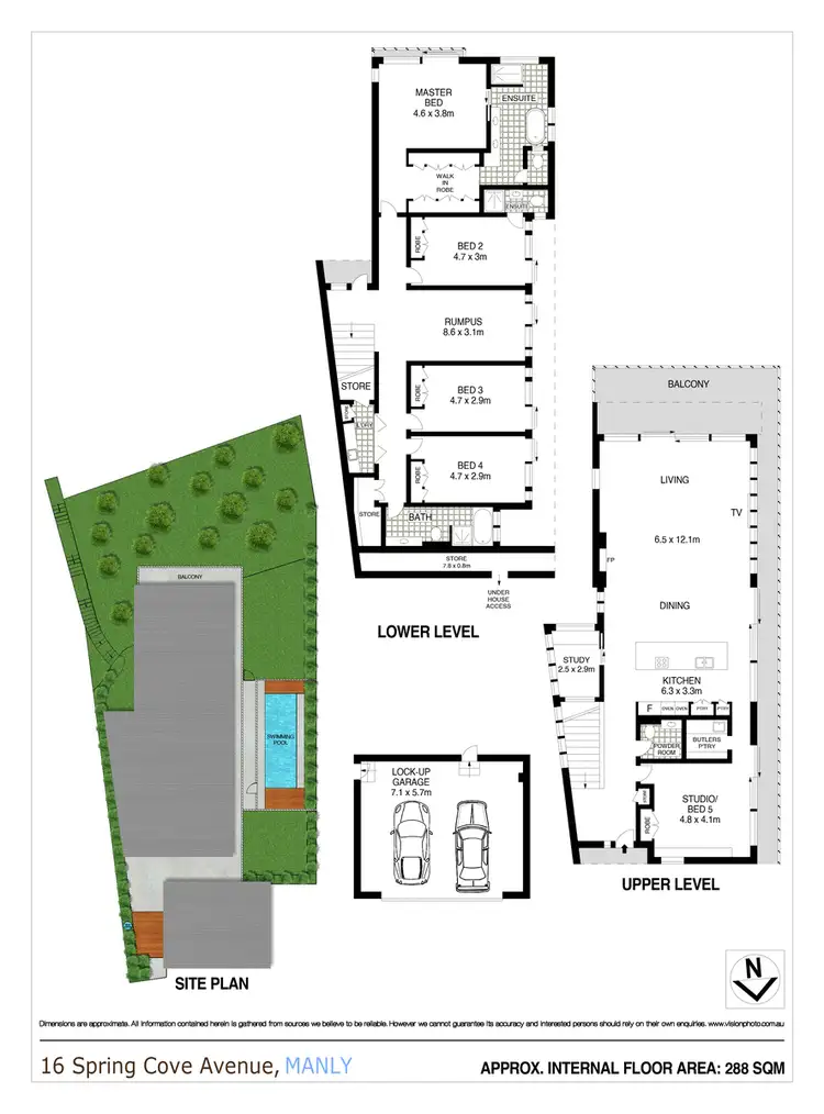 Floorplan of Homely house listing, 16 Spring Cove Avenue, Manly NSW 2095