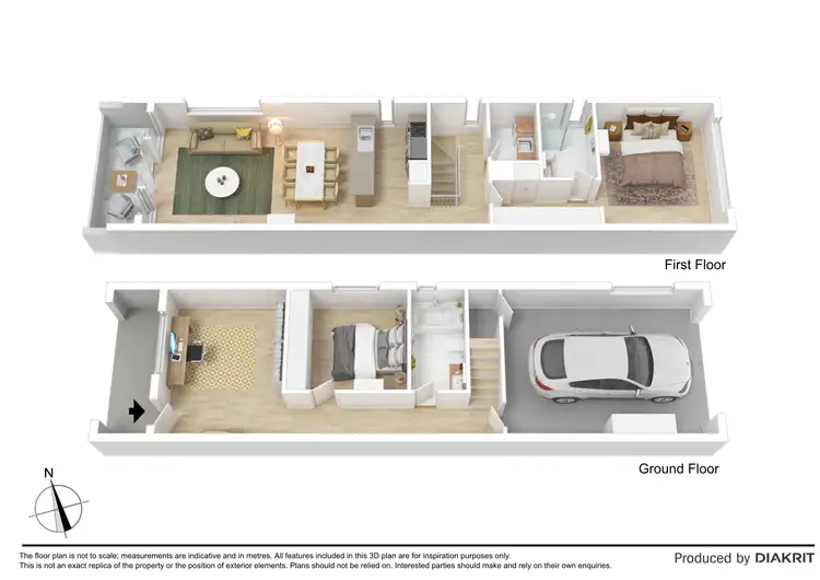 Floorplan of Homely townhouse listing, 4/28 Thomson Street, Maidstone VIC 3012