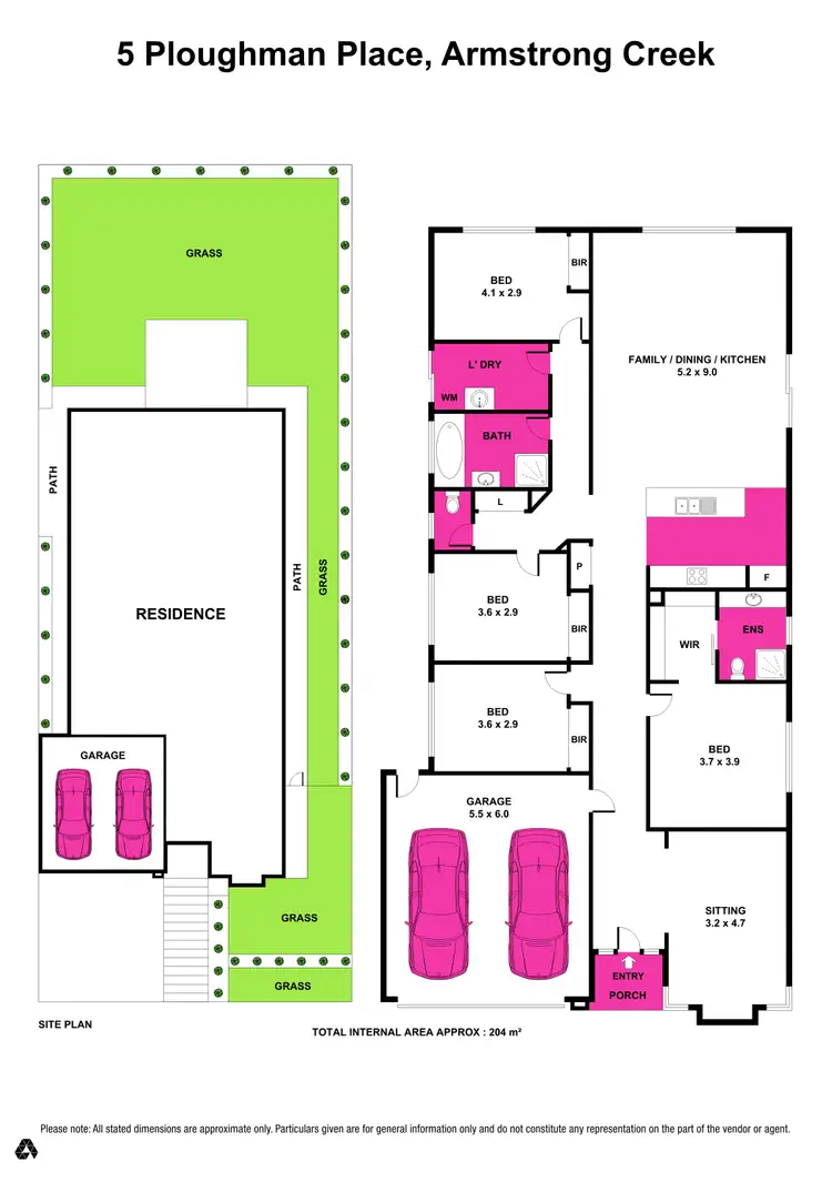 Floorplan of Homely house listing, 5 Ploughman Place, Armstrong Creek VIC 3217