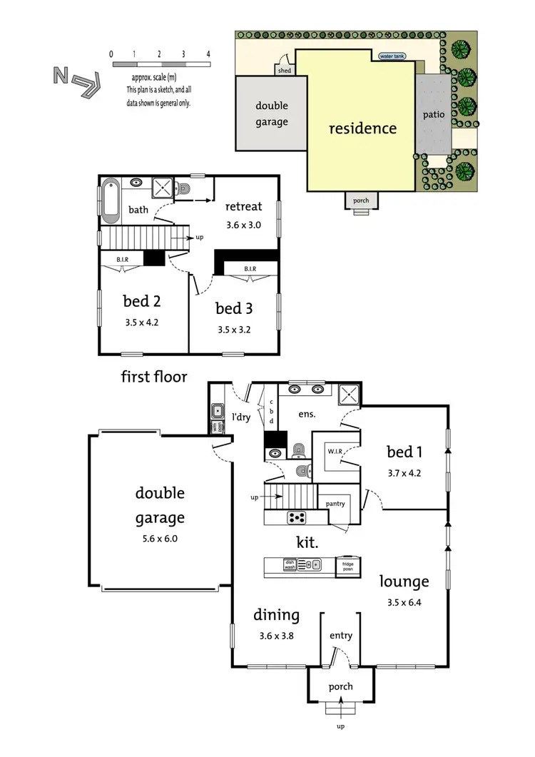 Floorplan of Homely townhouse listing, 2/18 Cherry Grove, Donvale VIC 3111