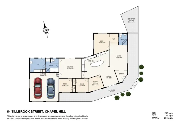 Floorplan of Homely house listing, 54 Tillbrook Street, Chapel Hill QLD 4069