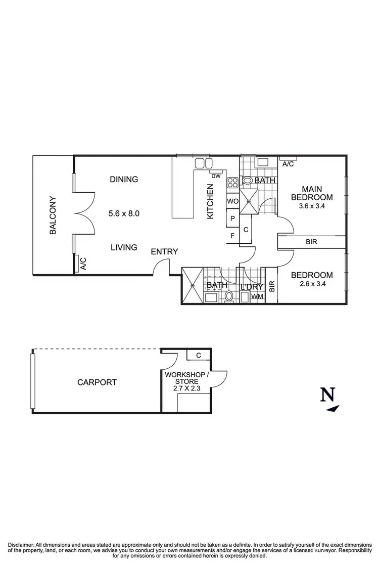 Floorplan of Homely apartment listing, 3/57-59 Anderson Street, Templestowe VIC 3106