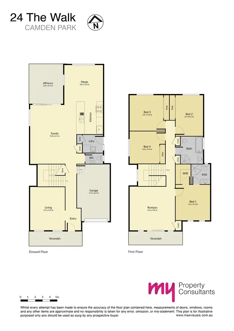 Floorplan of Homely house listing, 24 The Walk, Camden Park NSW 2570