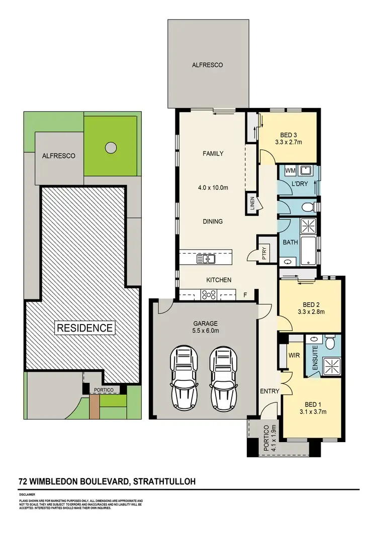 Floorplan of Homely house listing, 72 Wimbledon Boulevard, Strathtulloh VIC 3338
