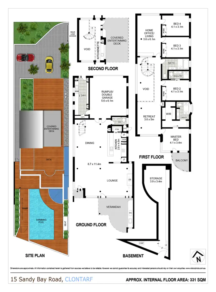 Floorplan of Homely house listing, 15 Sandy Bay Road, Clontarf NSW 2093