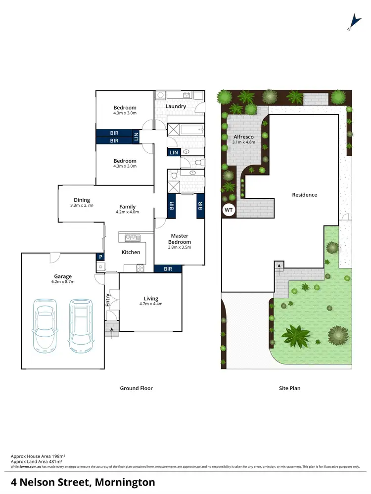 Floorplan of Homely house listing, 4 Nelson Street, Mornington VIC 3931